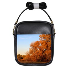 Beautiful Autumn Day Girls Sling Bags by trendistuff