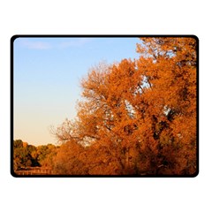 Beautiful Autumn Day Fleece Blanket (small) by trendistuff