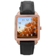 Beautiful Autumn Day Rose Gold Watches by trendistuff