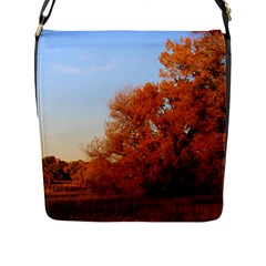 Beautiful Autumn Day Flap Messenger Bag (l)  by trendistuff