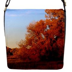 Beautiful Autumn Day Flap Messenger Bag (s) by trendistuff