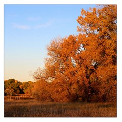 Beautiful Autumn Day Large Satin Scarf (square)