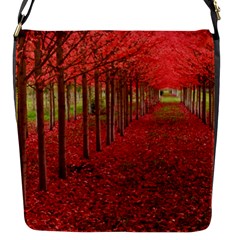 Avenue Of Trees Flap Messenger Bag (s) by trendistuff