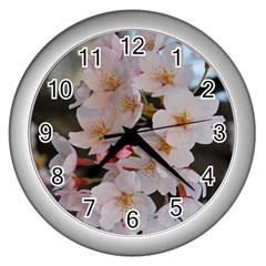 Sakura Wall Clocks (silver)  by trendistuff