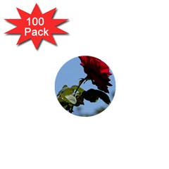 Red Rose 2 1  Mini Buttons (100 Pack)  by trendistuff