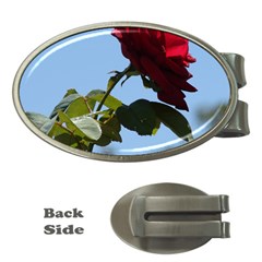 Red Rose 2 Money Clips (oval)  by trendistuff