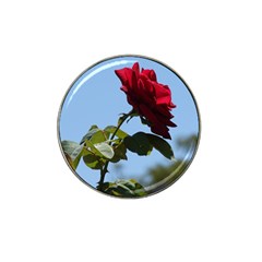 Red Rose 2 Hat Clip Ball Marker by trendistuff