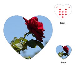 Red Rose 2 Playing Cards (heart) 