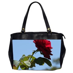 Red Rose 2 Office Handbags (2 Sides)  by trendistuff