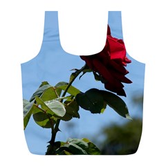 Red Rose 2 Full Print Recycle Bags (l) 