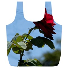 Red Rose 2 Full Print Recycle Bags (l) 