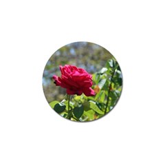 Red Rose 1 Golf Ball Marker by trendistuff