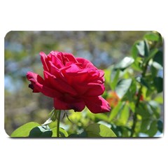 Red Rose 1 Large Doormat  by trendistuff