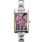 PURPLE LILACS Rectangle Italian Charm Watches