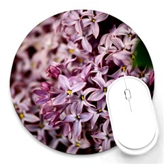 Purple Lilacs Round Mousepads by trendistuff