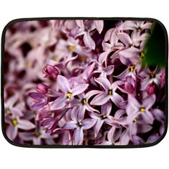 Purple Lilacs Double Sided Fleece Blanket (mini) 