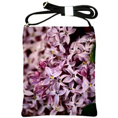 Purple Lilacs Shoulder Sling Bags by trendistuff