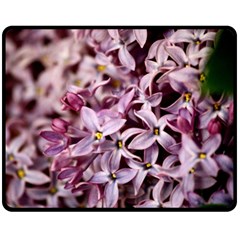 Purple Lilacs Fleece Blanket (medium) 