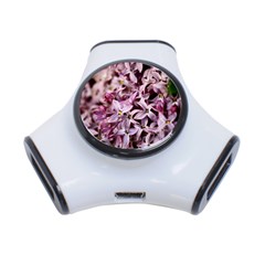 Purple Lilacs 3-port Usb Hub by trendistuff