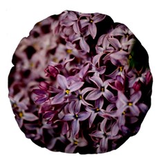 Purple Lilacs Large 18  Premium Flano Round Cushions