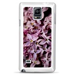 PURPLE LILACS Samsung Galaxy Note 4 Case (White)