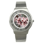 PLUM BLOSSOMS Stainless Steel Watches Front