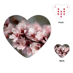 Plum Blossoms Playing Cards (heart)  by trendistuff