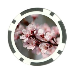 Plum Blossoms Poker Chip Card Guards by trendistuff