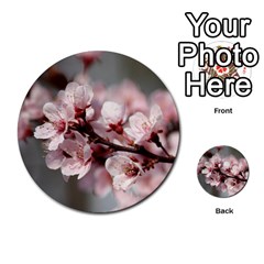 Plum Blossoms Multi-purpose Cards (round)  by trendistuff