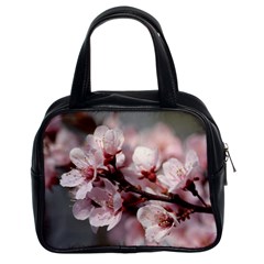 Plum Blossoms Classic Handbags (2 Sides) by trendistuff