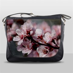 Plum Blossoms Messenger Bags by trendistuff