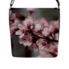 Plum Blossoms Flap Messenger Bag (l)  by trendistuff