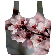 Plum Blossoms Full Print Recycle Bags (l) 