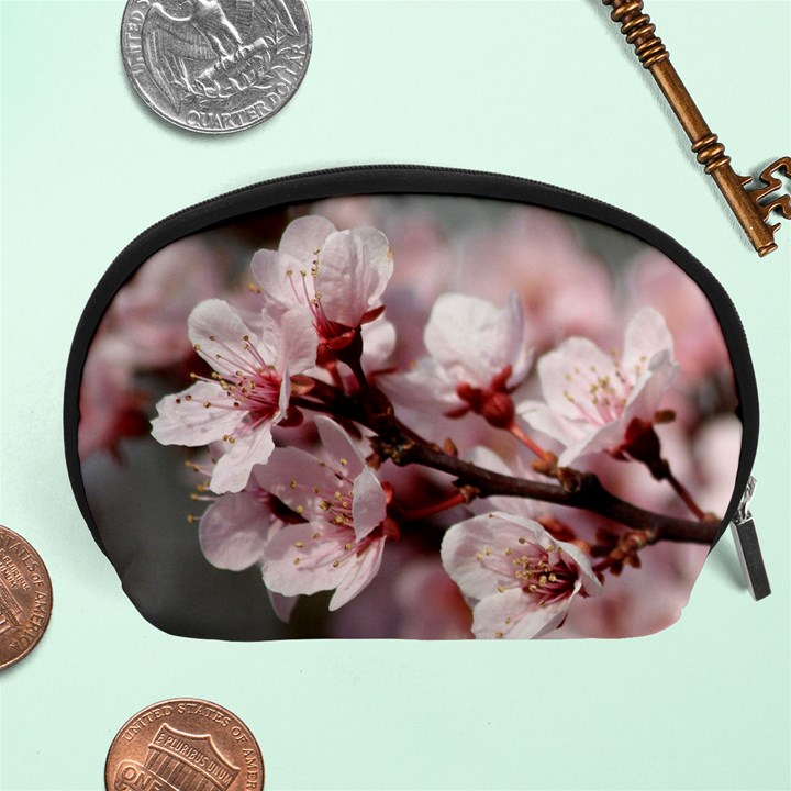 PLUM BLOSSOMS Accessory Pouches (Large) 