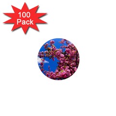 Pink Flowers 1  Mini Magnets (100 Pack)  by trendistuff