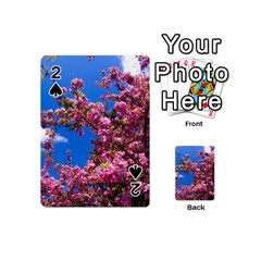 Pink Flowers Playing Cards 54 (mini) 