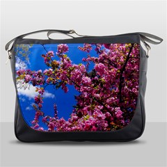 Pink Flowers Messenger Bags by trendistuff