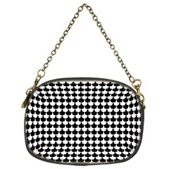 Black And White Scallop Repeat Pattern Chain Purses (one Side)  by PaperandFrill