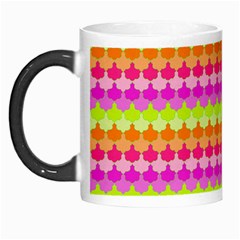 Scallop Pattern Repeat In ‘la’ Bright Colors Morph Mugs by PaperandFrill