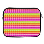 Scallop Pattern Repeat In ‘la’ Bright Colors Apple iPad 2/3/4 Zipper Cases Front