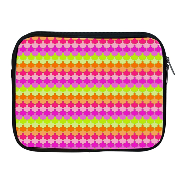 Scallop Pattern Repeat In ‘la’ Bright Colors Apple iPad 2/3/4 Zipper Cases