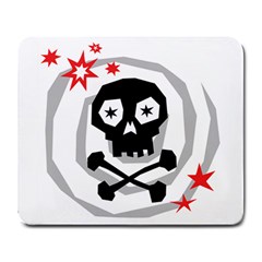 Spiral Skull Large Mousepads by waywardmuse