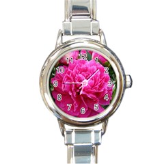 Paeonia Eleanor Round Italian Charm Watches by trendistuff