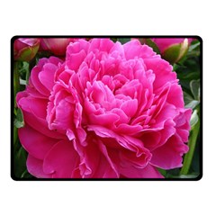 Paeonia Eleanor Double Sided Fleece Blanket (small) 