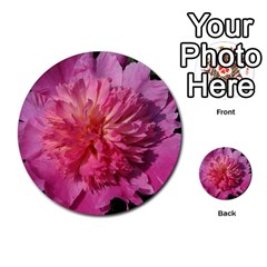 Paeonia Coral Multi-purpose Cards (round) 