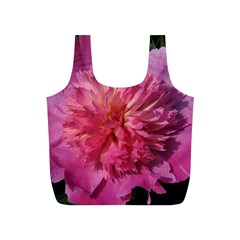 Paeonia Coral Full Print Recycle Bags (s) 