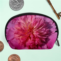 Paeonia Coral Accessory Pouches (large)  by trendistuff