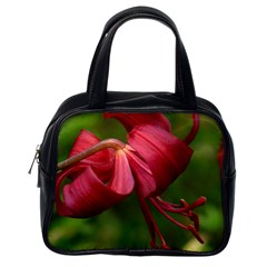 Lilium Red Velvet Classic Handbags (one Side) by trendistuff