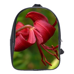 Lilium Red Velvet School Bags(large)  by trendistuff