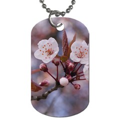 Cherry Blossoms Dog Tag (two Sides) by trendistuff